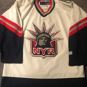 New York Rangers White Liberty CCM Jersey